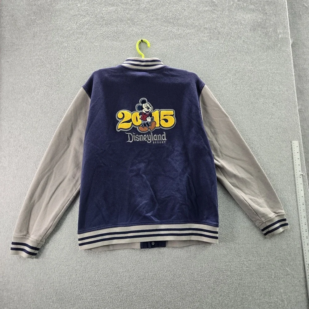 Disney Parks Men Jacket L Navy Mickey Mouse 2015 Disneyland‎ Resort Embroidery